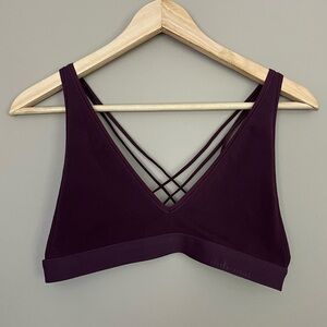 {Lululemon} A Little Bit Closer Bralette in Dark Adobe - Womens Medium